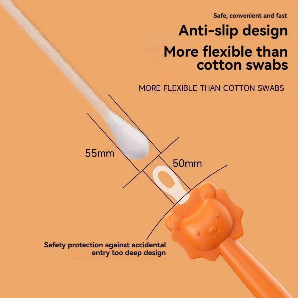 Multi-purpose Ear Nose Cleaner Soft Ear Wax Cleaner Cleaning Tool Baby Ear Cleaner Spoon Double-headed Earwax Cleaner