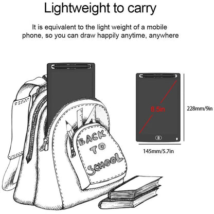 Children's Digital Drawing Tablet 8.5 Inch LCD Screen Electronic Writing Board with Handwriting Pad and Stylus Pad LCD Screen