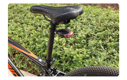 Bicycle Rear Light Red Tail Light LED Night Safety Warning Light Cycling Taillight Easy to Install Lantern for Bike Accessories