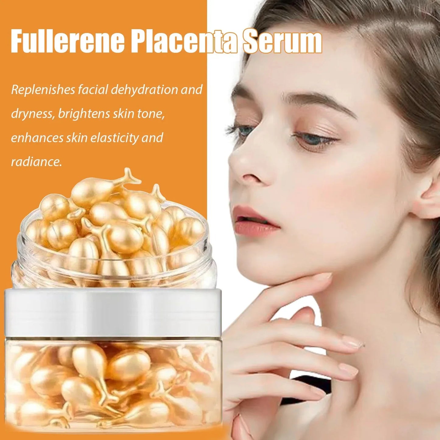 50Pcs Collagen Face Care Capsules Serum Spot Acne Wrinkle Remover Firming Whitening Hyaluronic Acid Essence Skin Care New style
