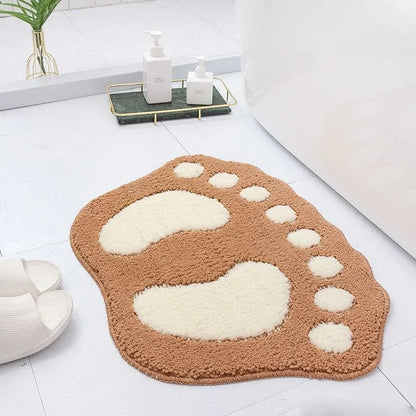 Bathroom Rugs Mats Water Absorbent Non-Slip Mat Used in Bathroom, Shower, Microfiber Bath Mat Machine Bath Mat Bathroom Mat
