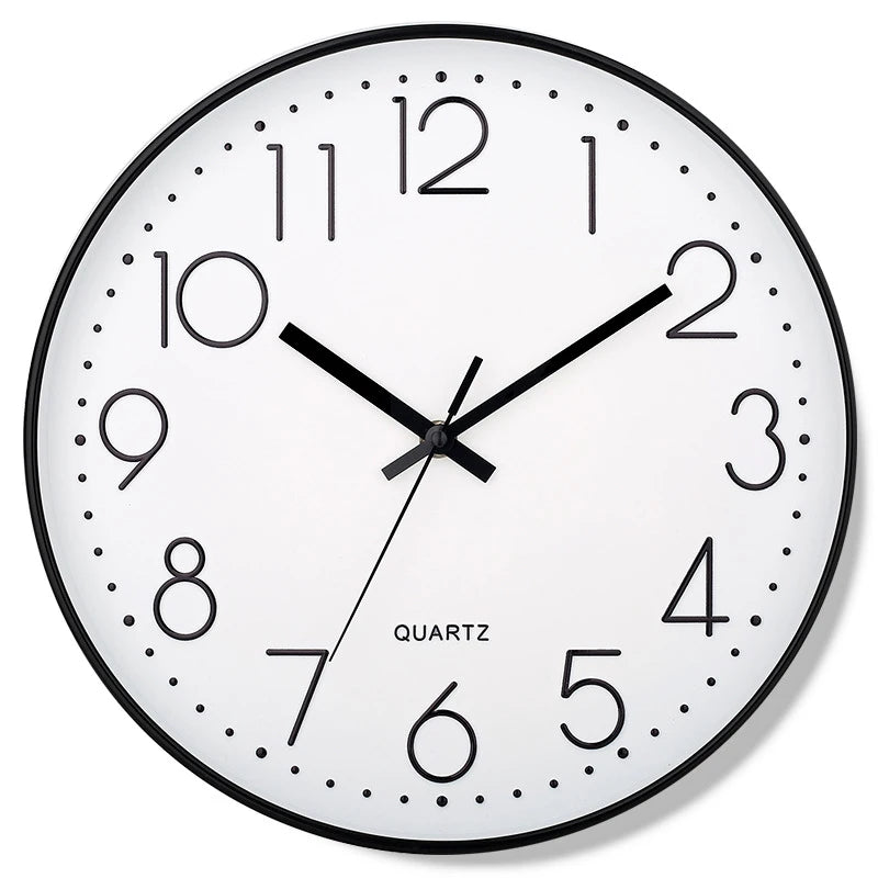 8 Inch Mute Quartz Wall Clock Cubic Digital Clock Living Room Bedroom Wall Clock Simple Digital Clock Home Decorations