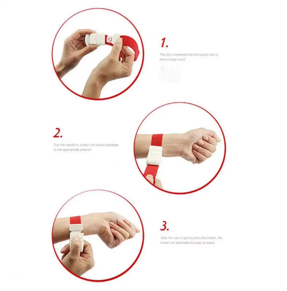 Medical Tourniquet First-Aid Turnstile Buckle Outdoor Camping Survival Gear Emergency Carabiner Tourniquet Nursing Rescue Tools