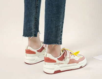 2025 New Women Shoes High Quality Original All-match Platform Casual Sneakers Trends Sweet American Fashion Student Boards Shoes