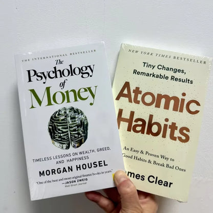 The Psychology of Money Atomic Habits Timeless Lessons on Wealth,Greed, and Happiness A Simple Way to Build Good Habits & Break