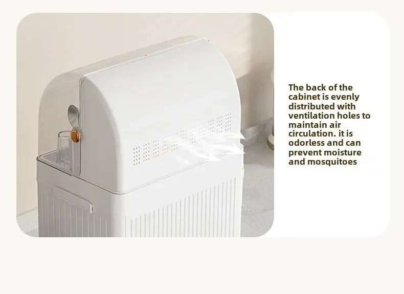 Kitchen Bowl Rack, Tableware Storage Box, Household with Lid, Tableware, Bowl Box, Dish Drain Rack, Plastic Cupboard