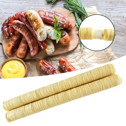 1pcs Sausage Casings BBQ Casings For Sausage,Length:14m Wide:26mm, BBQ Kitchen Tools Meat Poultry Tools Inedible Casings