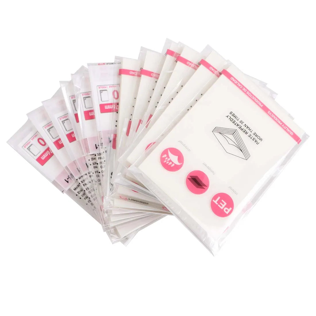 50 Sheets Creative Transparent PET Waterproof Posted It Sticky Note Pads Notepads Posits for School Stationery Office Supplies