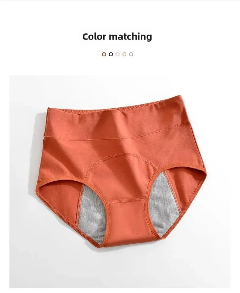 Panties for Menstruation Cotton Menstrual Panties High Waist Period Underwear Culotte Menstruelle Leak Proof Bragas Menstruales