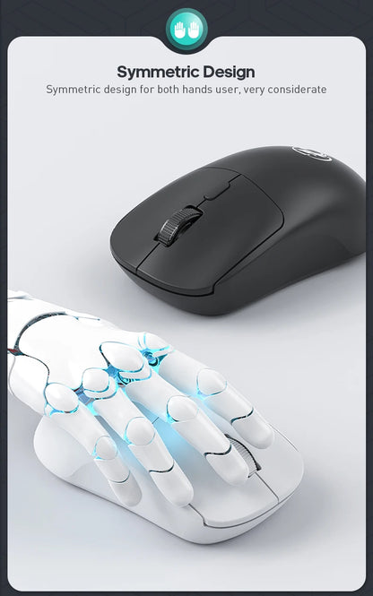 Wireless Keyboard and Mouse Combo - Full Size Wired Backlit Gaming Keycaps Optical Mouse with Adjustable DPI for Business Office