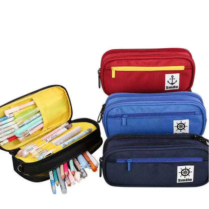 4 Layers Pencil Case Large Capacity Kawaii Pen pouch Stationery Organizer Pencil Bag School Supplies