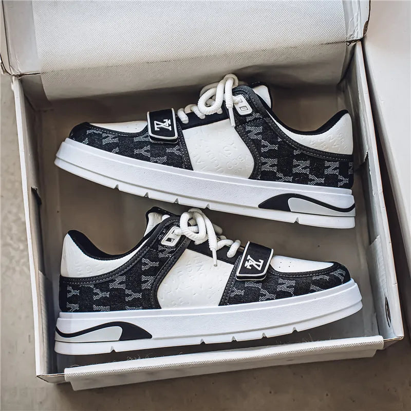 Men's Shoes Autumn Casual Shoes Soft Soled Sports Shoes New Trend Help Breathable Non-slip Board Shoes Fashion Shoes Board Shoes