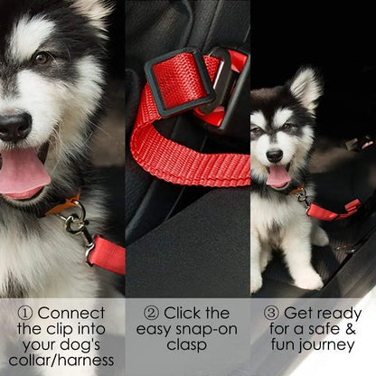 Pet Dog Cat Car Seat Dog Car Seat Belt Safety Protector Travel Pets Accessories Dog Leash Collar Breakaway Solid Car Harness