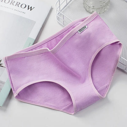 3Pcs Sexy Panties Women Cotton Underwear Antibacterial Briefs Girls Seamless Cozy Female Underpants Intimates Low-Rise Lingeries