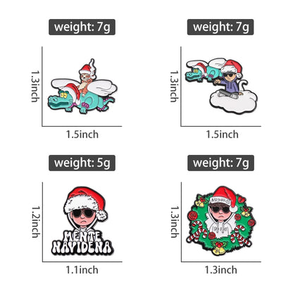 Retro Mexican Metal Hat Clip Pins Enamel Pins Cartoon Sloth Boy Baseball Cap Golf Cap Hat Badge Accessories Fashion Jewelry Gift