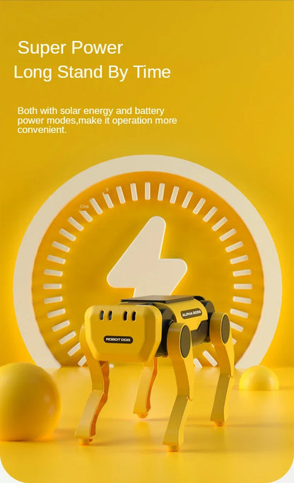 Robot Dog Science Experiment Kits Solar Powered Puppy for Kids DIY Educational Stem Toys  Children Christmas Gifts