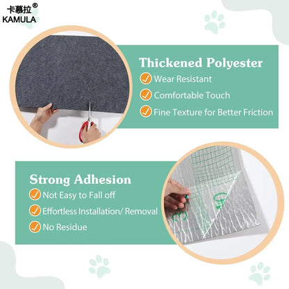 Anti Cat Scratch Sofa Cat Crawling Mat Sofa Protection Grinding Climbing Frame Self-adhesive Carpet Cats Scratch Board Cat Toys