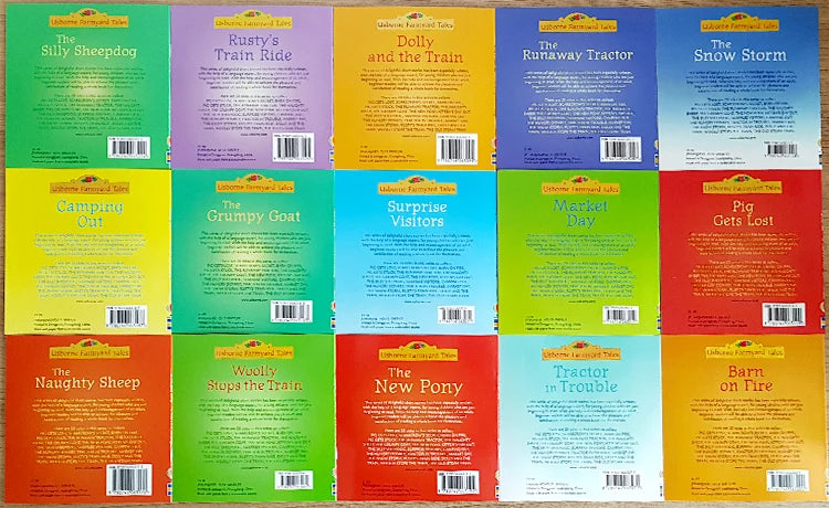 20 Books Storybooks  English Kids Usborne Picture Livros Children Baby Famous  Farmyard Tales Eary Education Libros Comics Art