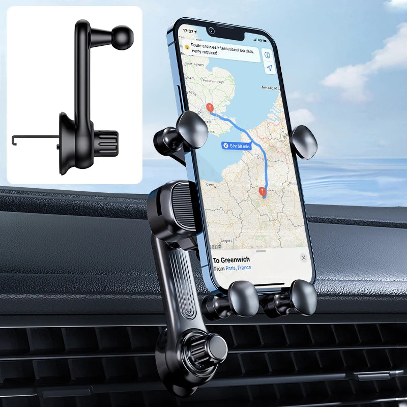 Car Phone Holder Bracket Accessories Interior Air Outlet Vent Base Gadget Universal Auto Cellphone Support Accessories