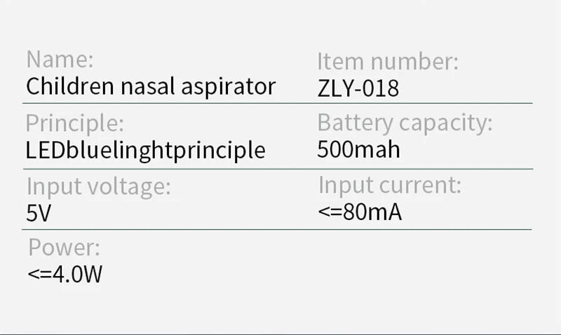 2024 New Pattern Baby Electric Nasal Aspirator Charging Version Newborn Baby Nasal Aspirator Suck Out Prevent Nasal Congestion