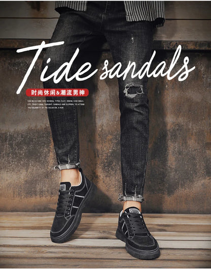 Men's Shoes 2025 New Spring Work Safety Shoes, Anti-slip, Wear-resistant, Versatile Casual Sports Work Shoes, Men's Board Shoes