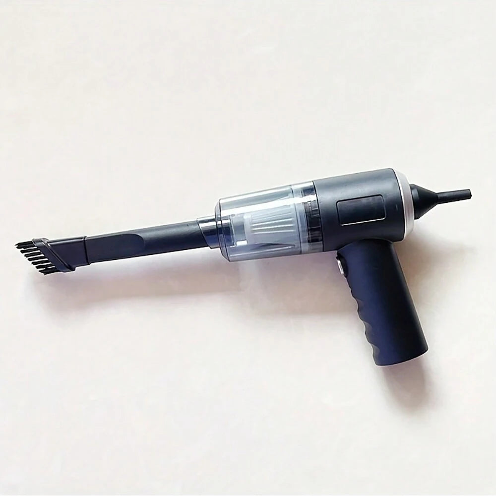 مكنسة كهربائية 3 في 1 مدمجة بالشفط والنفخ مع شحن USB ومكنسة كهربائية صغيرة للسيارات والمنزل