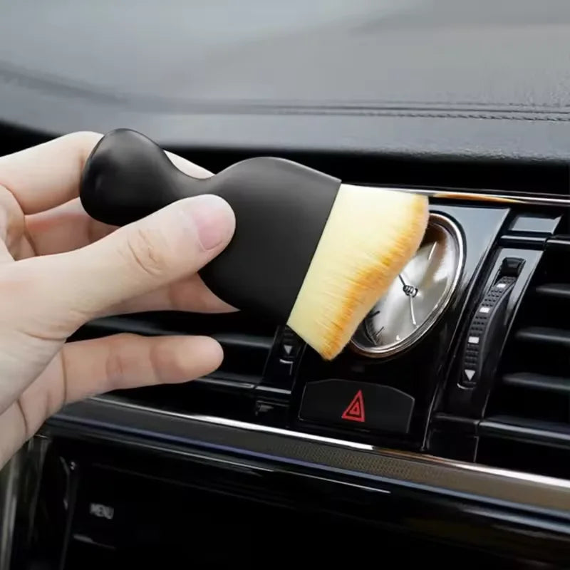 Car Motorcycle Interior Cleaning Brush Air Conditioner Air Outlet Cleaning Soft Brush Car Brush for Car Moto Cleaning Brush