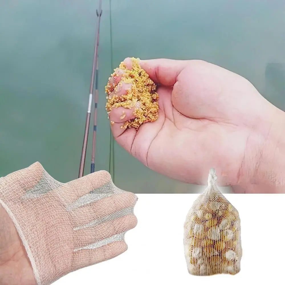 New Refill Rig Baits Fishing Tools Soluble Bait Wrap Bag Carp Coarse Fishing Water Soluble Sack PVA Lure Mesh