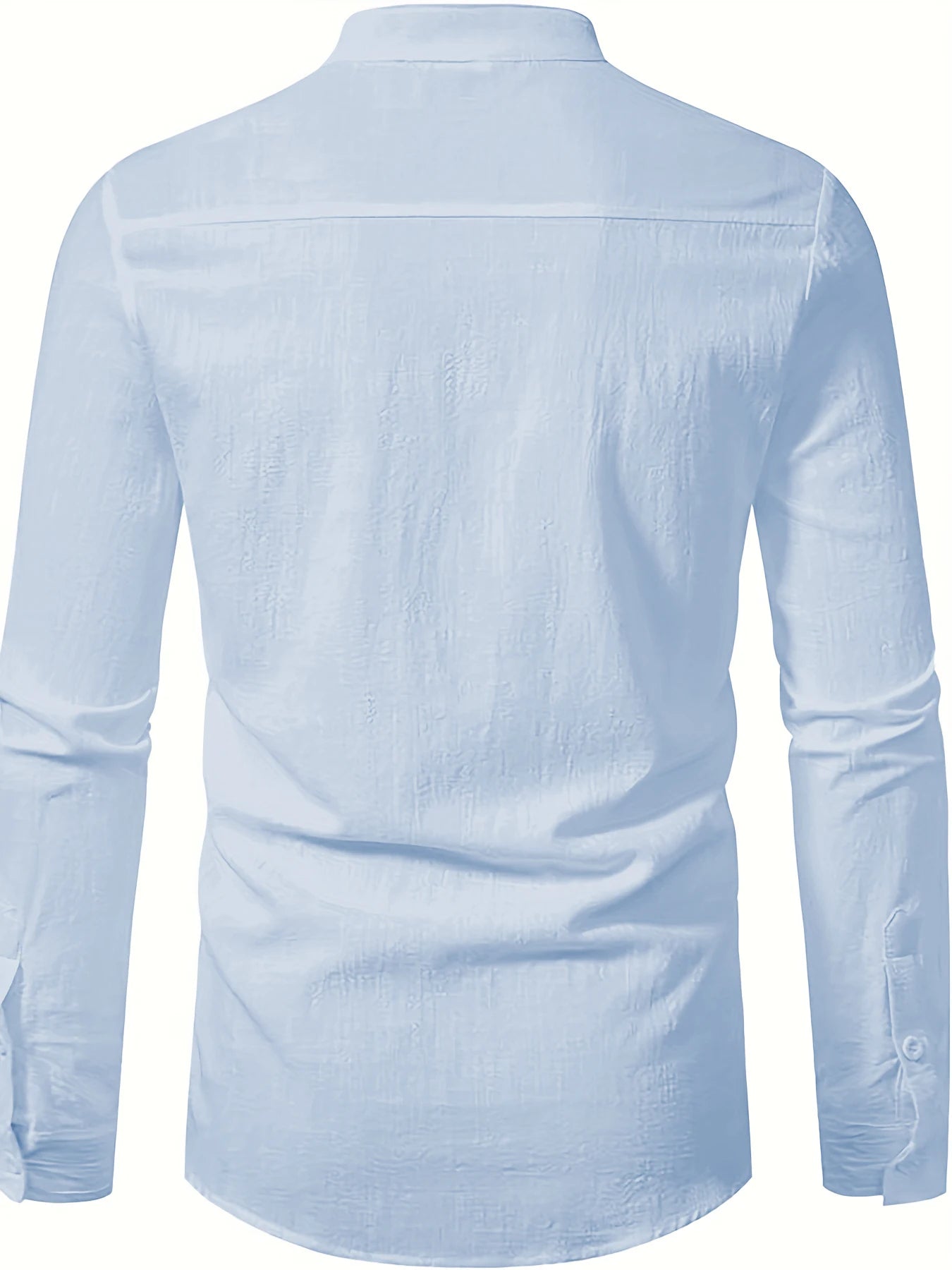 Men's Casual Fashion Long Sleeve Linen Shirt Stylish Comfortable Breathable Men's Clothing