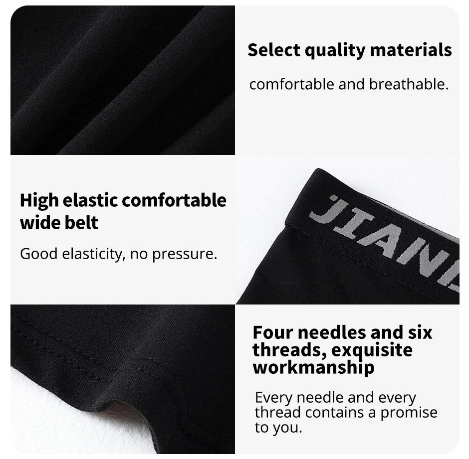 1/2/5Pcs Teenagers To Adults Multi-size Men's Sports Underwear Fitness Long Boxer Shorts Running Training Basketball Football Sh