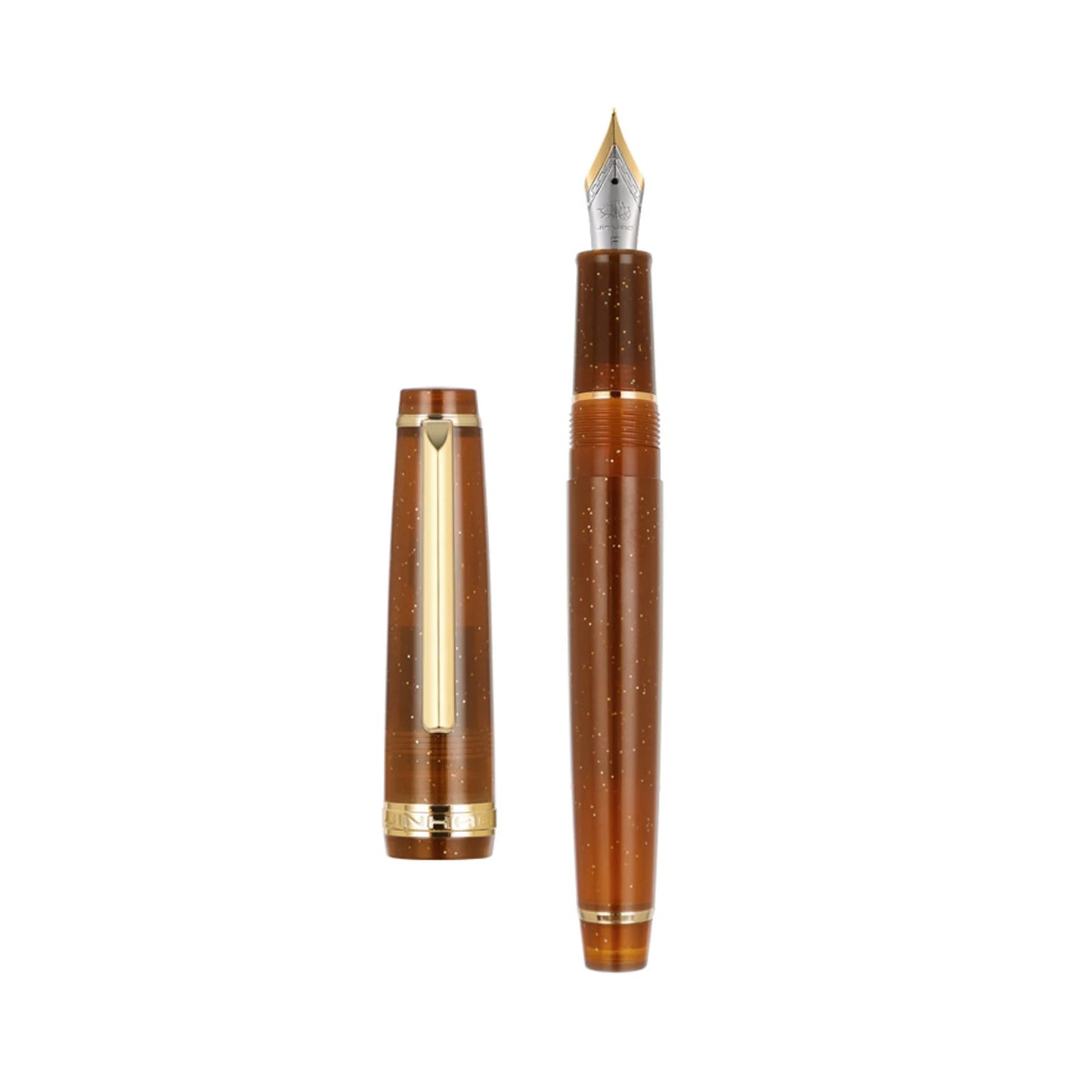 Jinhao 82 Fountain Pen Acrylic Ink Pen Spin Golden sliver clip 0.5mm F Nibs classic Business Office School Supplies Writing Pen