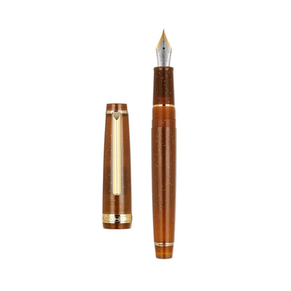 Jinhao 82 Fountain Pen Acrylic Ink Pen Spin Golden sliver clip 0.5mm F Nibs classic Business Office School Supplies Writing Pen