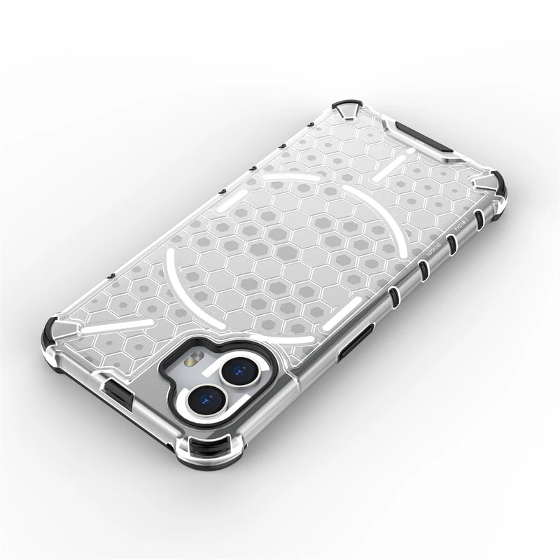 Shockproof Case for Nothing Phone 2 Cover Nothing Phone 2 Capas Transparent Bumper Honeycomb Clear Fundas Nothing Phone 2 (2)