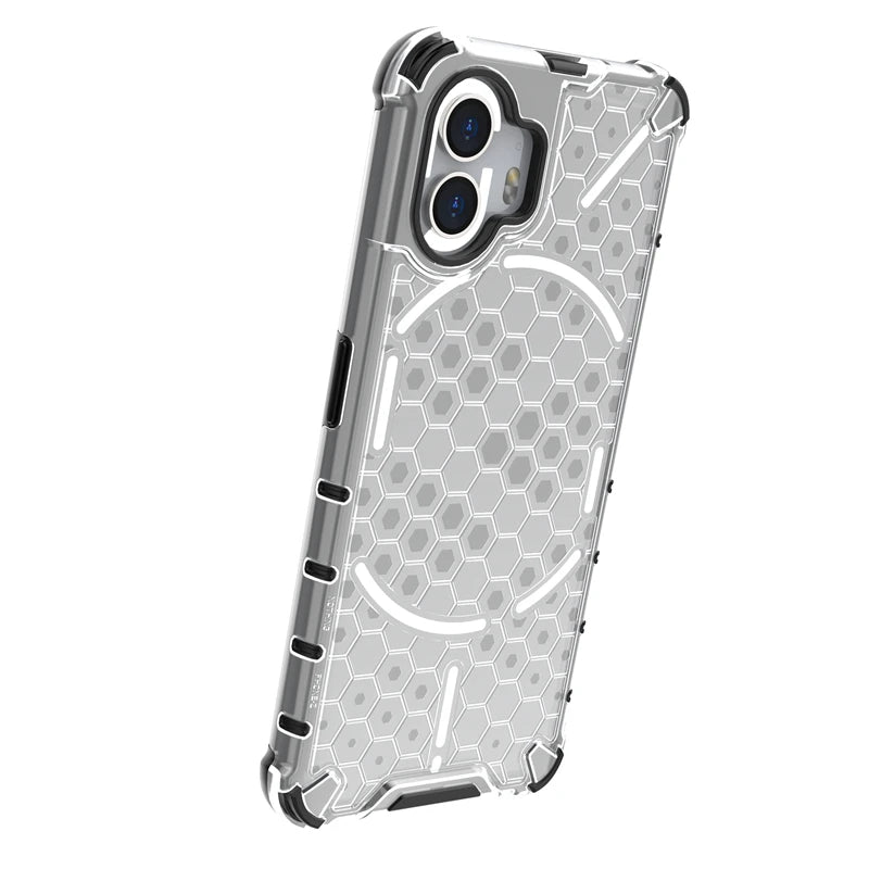 Shockproof Case for Nothing Phone 2 Cover Nothing Phone 2 Capas Transparent Bumper Honeycomb Clear Fundas Nothing Phone 2 (2)