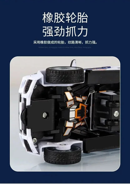 Transforming Inertial Car with Collision Technology: Autobot Robot Car for Boys