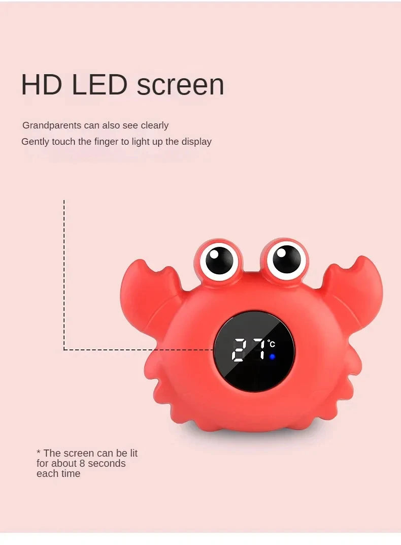Baby Bath Temperature Meter Floating Digital Water Baby Bath Temperature Meter LED Display Temperature Tester Safety Cartoon