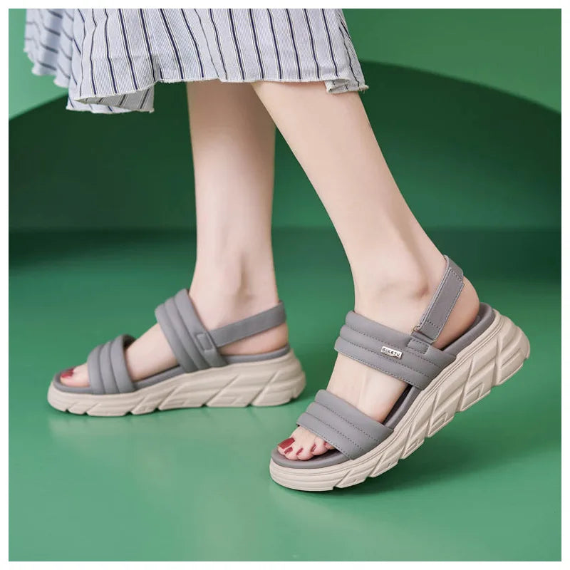 Shoes for Women 2025 Summmer Fashion Women Platform Sandals Casual Comfortable Non-slip Wedges Shoes Zapatos De Mujer