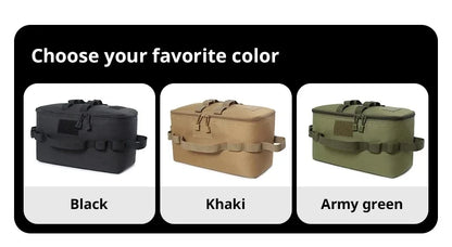 Outdoor Camping Gas Tank Storage Bag Large Capacity Ground Nail Tool Bag GasCanister Picnic Cookware Utensils Kit Bag