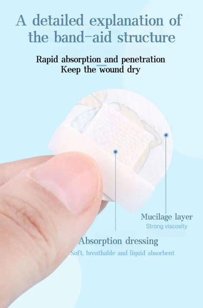 120pcs/Lot Cartoon Animal Pattern Band Aid Hemostasis Adhesive Bandages First Emergency Kit Wound Plaster Patches For Kids