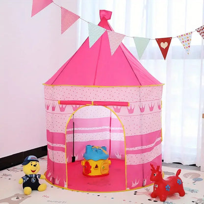 Night Sky Design Children's Play House Tent, Cute Castle for Little Boy's and Girls