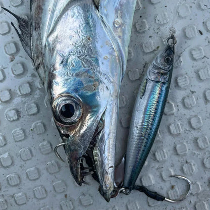 Metal Jig Bait 20g 30g 40g Spinner Sinking 3D Eye Color Laser Spinning Gear Luring Cast Fishing Tackle Blade Hook Pesca VIB Lure