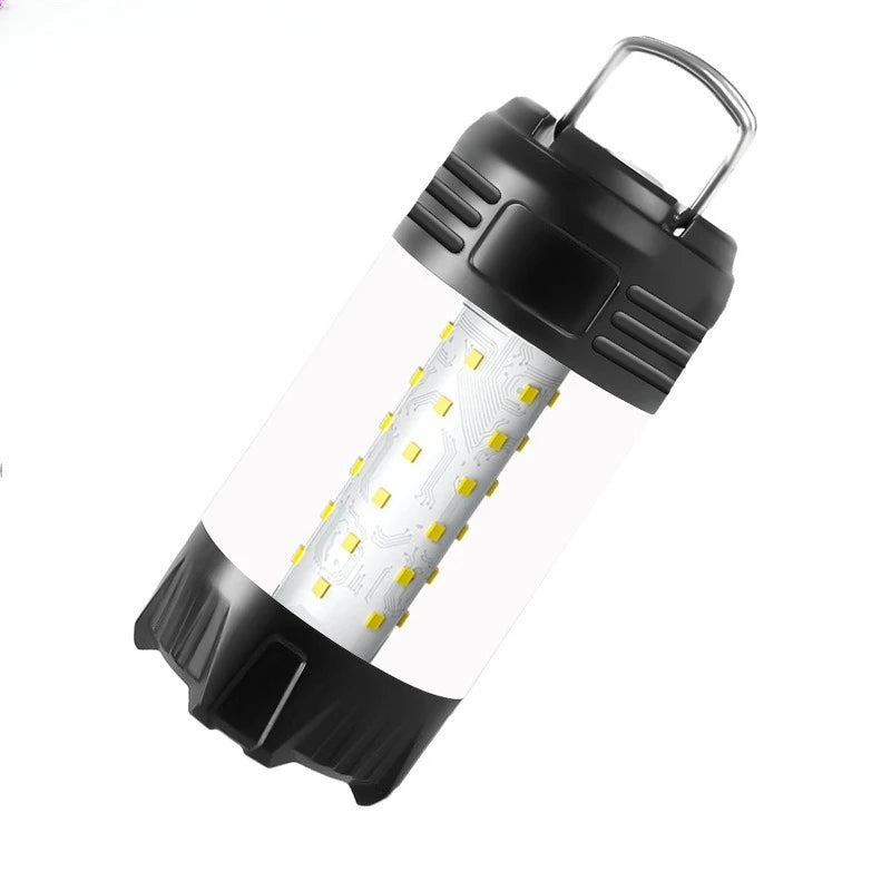Outdoor Camping Lights, Emergency Lights, Multi-functional Tent Lights, Rechargeable High-intensity Hook Camping Lights