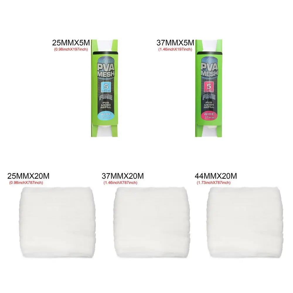 New Refill Rig Baits Fishing Tools Soluble Bait Wrap Bag Carp Coarse Fishing Water Soluble Sack PVA Lure Mesh