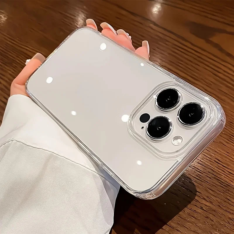 Ultra Thin Clear Acrylic Phone Case For iPhone 17 16 15 14 Plus 13 12 11 Pro Max Phone Back Cover Transparent Shockproof Cover