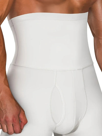 5 PCs Men's High Elastic Plain Color Comfortable Boxer Briefs Panties Breathable Pantyhose