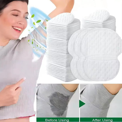 20-100pcs Armpit Sweat Pads Disposable Underarm Sweat-absorbing Stickers Breathable Invisible Sweatproof Clothes Stickers