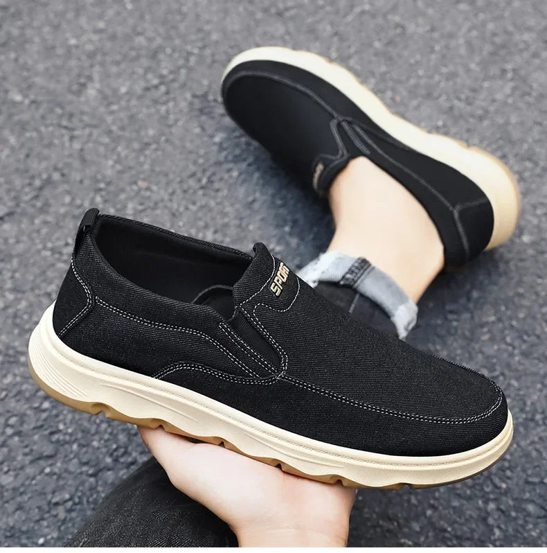 Shoes for men, 2024 autumn new single shoes, British style bean shoes, dad shoes, one foot casual shoes