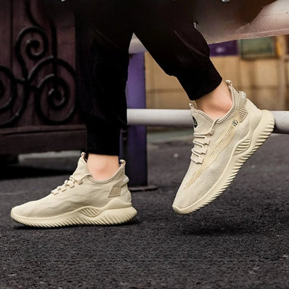 Men Sneakers 2025 Men Tennis Shoes New Fashion Spring and Summer Leisure Walking and Running Breathable Flat Bottom Gym Sports