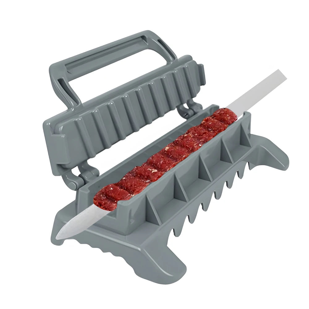 2025 New BBQ Kebab Maker Barbecue Meat Skewer Machine Reusable Kebab Press Maker Kebab Preparation Tools Kitchen Accessories