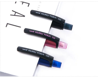 UNI Kuru Toga Mechanical Pencil M5-452 Drawing Pencil 0.5mm Low Center of Gravity Automatic Rotation School Supplies Stationery